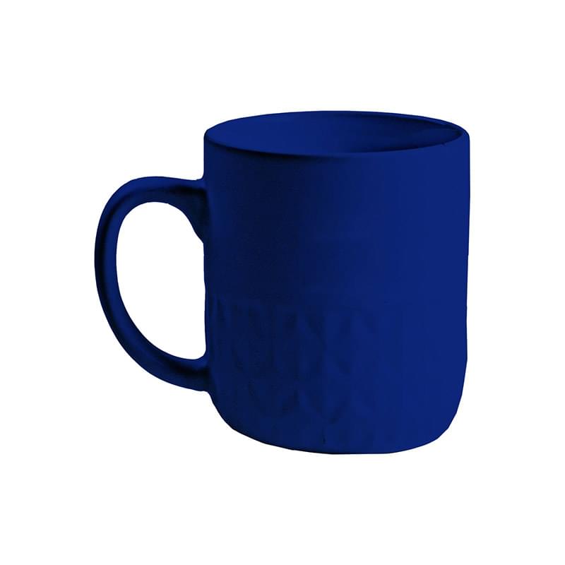 16 oz. Ceramic Coffee Mug with Facet Texture