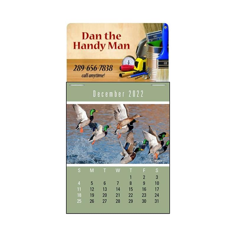 4C Press-N-Stick Header  Sportsmen Calendar (13-Month)