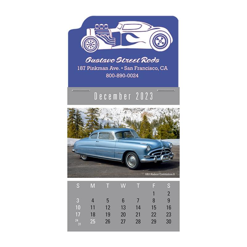 Press-N-Stick&trade; Header Cruisin’ Cars Calendar (13-Month)