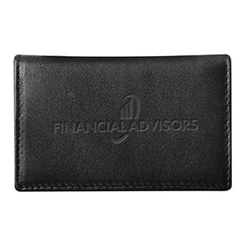 Andrew Philips&reg; Deluxe Gusseted Business Card Case Secure Tech