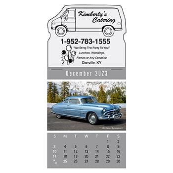 Magna-Stick&trade; Header Cruisin’ Cars Calendar (13-Month)