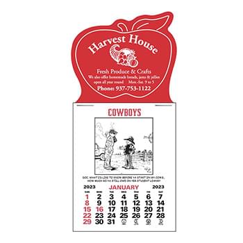 Magna-Stick&trade; Header Cowboy Calendar (12-Month)